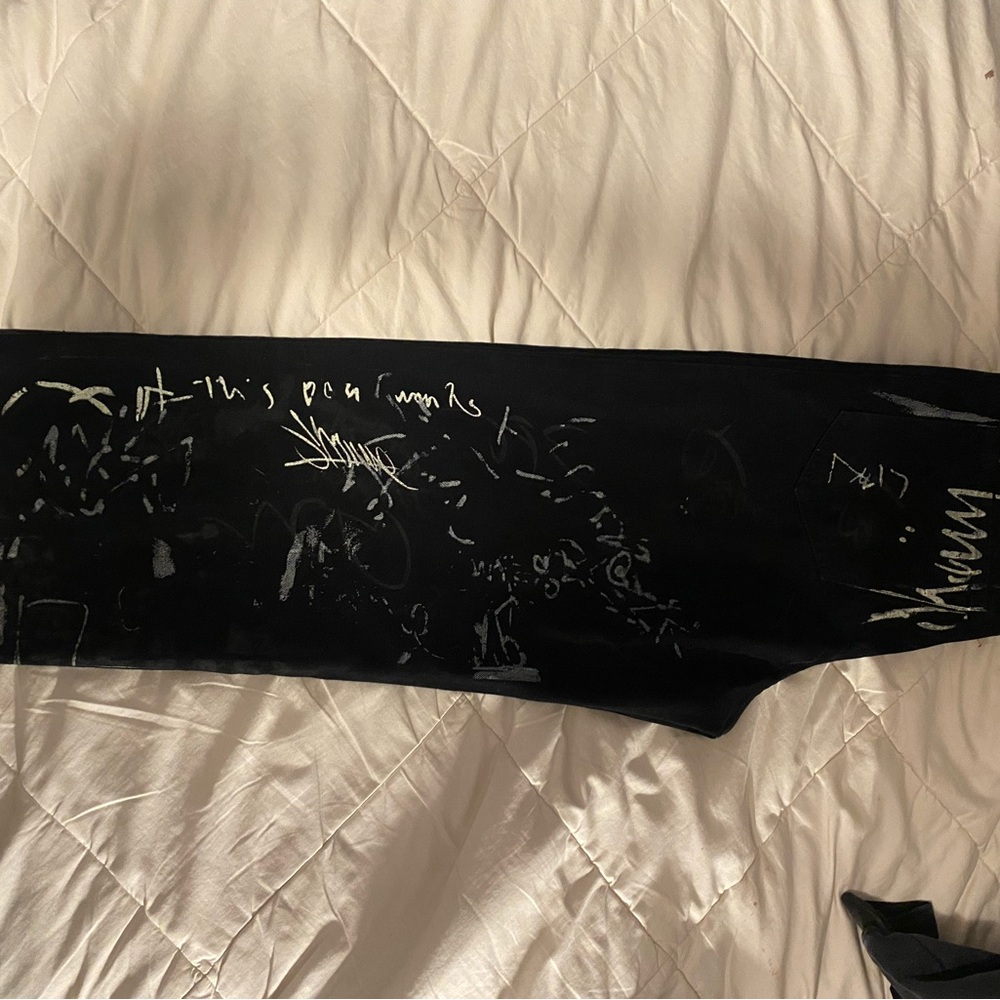 Balenciaga Black Graphic Sweatpants